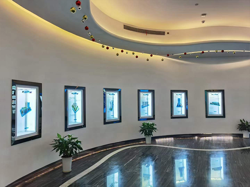 企业展厅｜LCD嵌入式透明柜